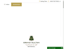 Tablet Screenshot of grandsultanresort.com